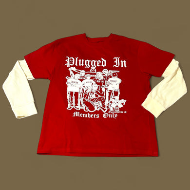 Plugged In Members Only Skater Tee