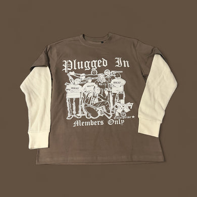 Plugged In Members Only Skater Tee