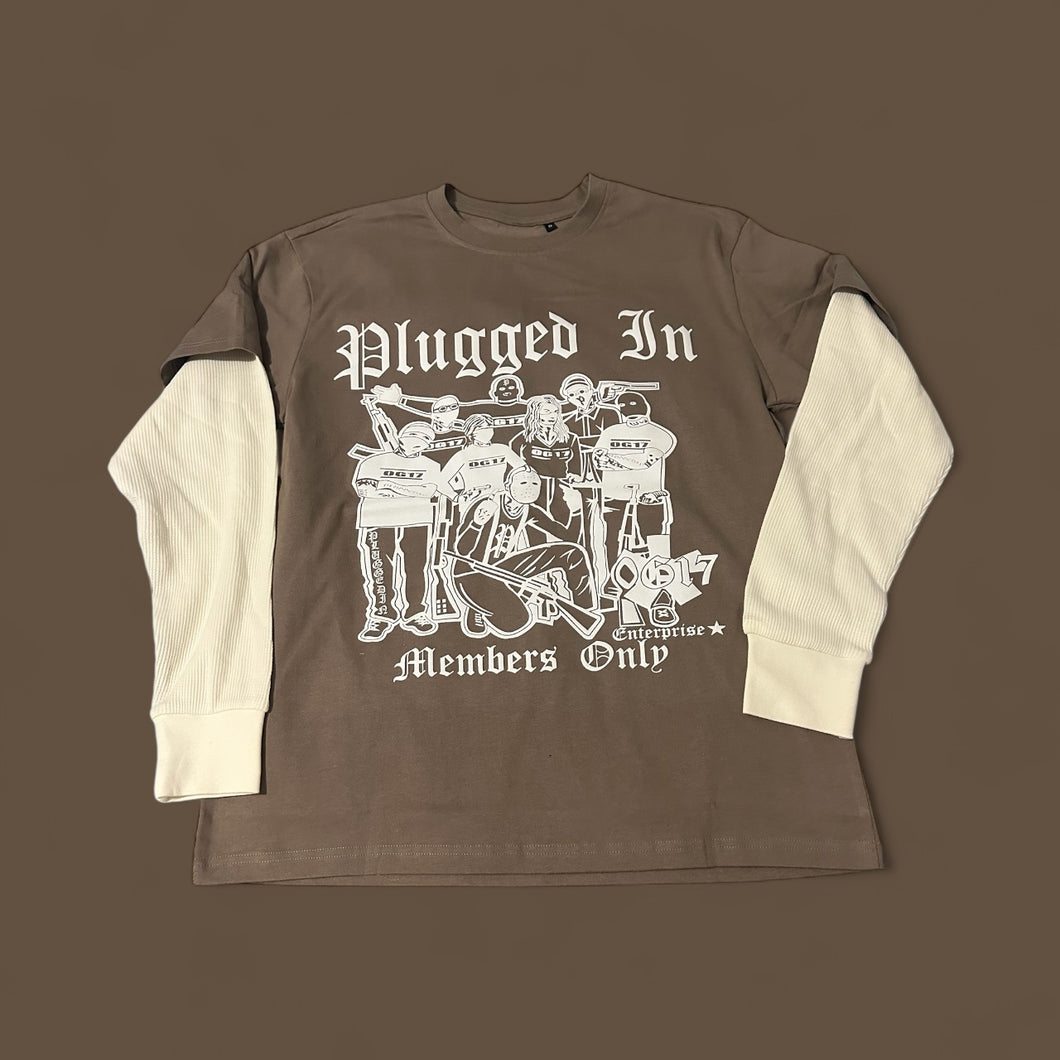 Plugged In Members Only Skater Tee